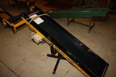 Powered belt conveyor, Boe-Therm Trans 321, 1,5 x0, 3 m