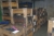 Large lot wooden boxes with content.