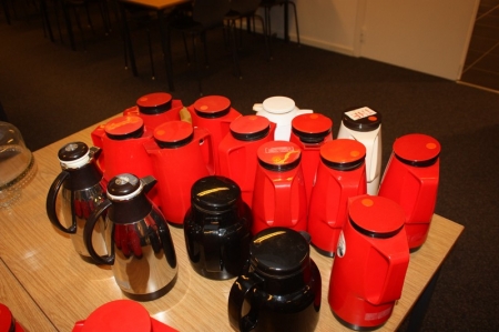 Approximately 10 Rotpunkt thermos, red + 1 thermos (the) + white thermos, Tiger + 2 black thermos, Helios Double + 2 thermos, Elephant