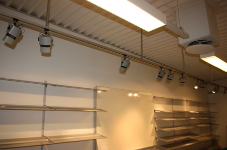 Lighting strip with approx. 14 spotlights