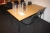 4 canteen tables + 22 grå shell chairs