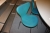 Collapsible table, Fritz Hansen + 6 chairs, Fritz Hansen, 7-'s blue cloth cover