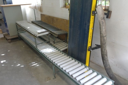 4 roller conveyors + BOE-Therm conveyor