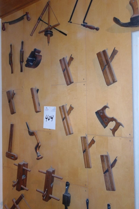 Various tools on the wall