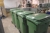 4 grønne affaldsspande