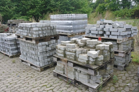 About 7 pallets of SF Stone, etc.