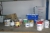 Content in 6 span pallet racking. Various consumables. Paint + oil + Cempexo etc.