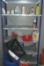 Remaining in room less fixed installations. Steel Shelving with content + washing machine, etc.