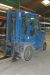 Forklift, Gas, Mitsubishi FG45. Year 1992. 4500 kg. Hours: approx. 5092. Adjustable forks. Last approved in 07/2012