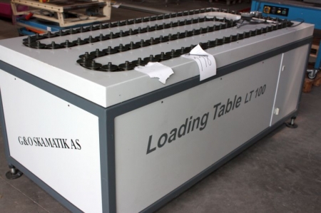 Loading table LT 100 for KUGA robot. Styring: Allan Bradley PowerFlex