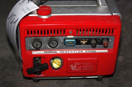 Elgenerator, Honda, ED250, 6 og 12 volt