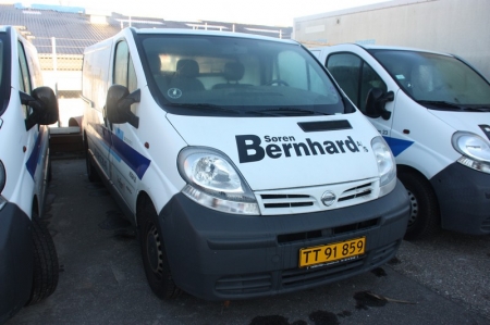 Van, NISSAN, PRIMASTAR, 1.9 DCI. KM: 110115. First registration date: 12-05-2005. Next inspection: 11-06-2015. License plates not included. Buyer must bring sample plate.