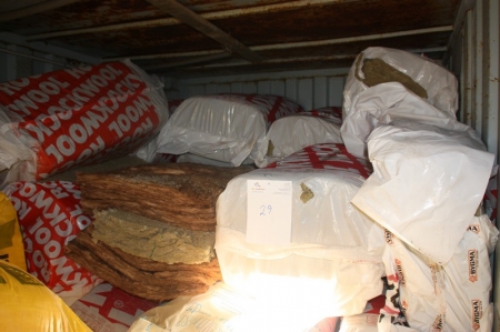 Insulation, approx. 30 units, white / red wrapping