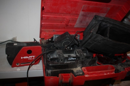 Toolbox with Hilti PML 32 Multi Directional Line Laser