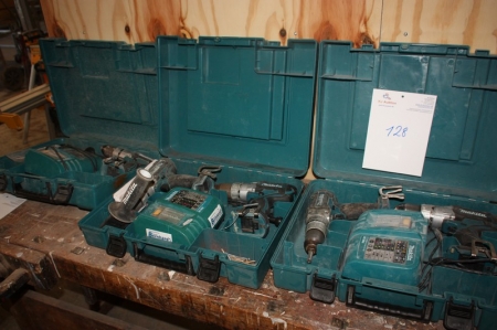3 boxes of Makita Cordless tools without batteries