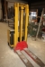 Electric stacker, Rocla, height max. 3150 mm. Capacity: 1250 kg. Charger