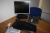 PC: HP Compaq + fladskærm + tastatur og mus