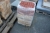 4 pallets and packing with brick + miscellaneous