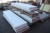 6 pallets asbestos cement lining, white and gray
