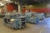 Div Dan Palletiser, year 2002 consisting of 1 Dan Palletiser. Various conveyors from the 3 saddlestitchers to Dan Palletiser, input for 3 assembly to stitch lines. Infeed unit to manually feed the pallet w / rods, cardboard arm