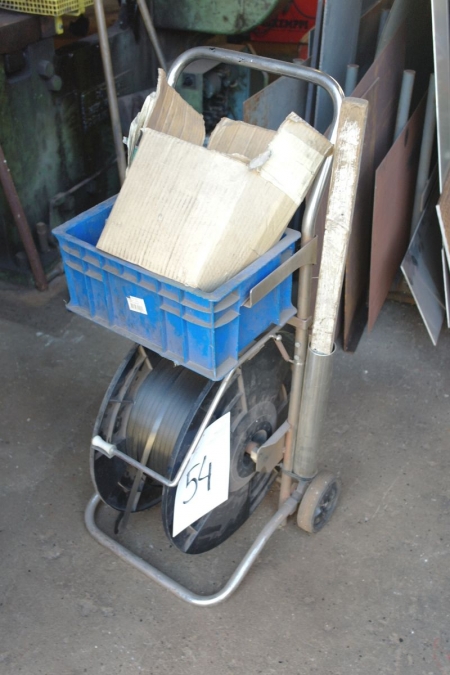 Strapping cart
