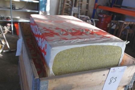 Pallet with Rockwool wall bats