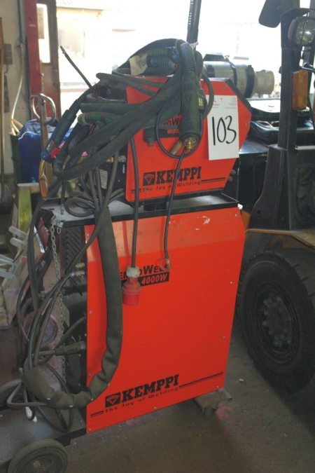 Co2 welding machine, Kemppi Weld 400W + wire feed box, KempoWeld Wire 400
