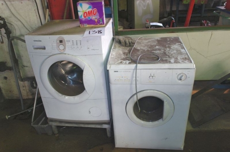 Washing machine, Samsung 6 kg + Zanussi Dryer