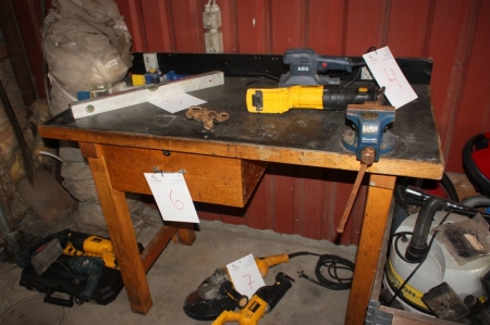 Vise bench and drawer