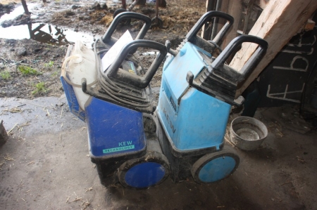 2 pressure washers, KEW 4040ca (including one condition unknown)
