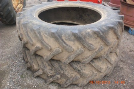 2 x tractor tires, 16-9/38