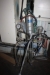 Overhead Spraying Unit with 4 spray guns, Euro Techno, year 2000. Pump: Binks Comet 3". Working width: 1000 mm + extraction. From technical school. Only run a few hours