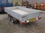 Boogie trailer m aluminum sides and good base. 1100 kg total. 775 kg payload. Width 150 cm. Length 300 cm. Former. licence no JM 4701