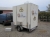 Sales trailer, Dantrailer. Fold-desk, small sink. Total 800 kg, load capacity 475 kg. Former reg OY 1176. Power: both 12 and 230 V