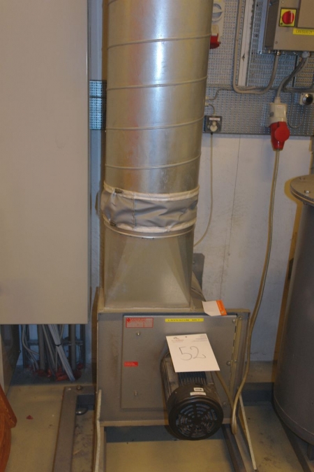 Lavvakuum pumpe, Exhausto type: DEAF 281-4-3: Der kræves autoriseret elinstallatør for demontering