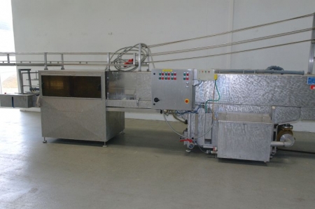 Crate cleaning systems, Semi Steel, model: KV1MINI Spc. Machine. 8200