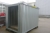 Container arranged as smoking shed. H: 2.13m W: 2.13m L: 3 m