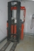 Electric stacker, BT, type: SR 135/3 No. 580137/2003. Lifting capacity 1350 kg. Condition unknown
