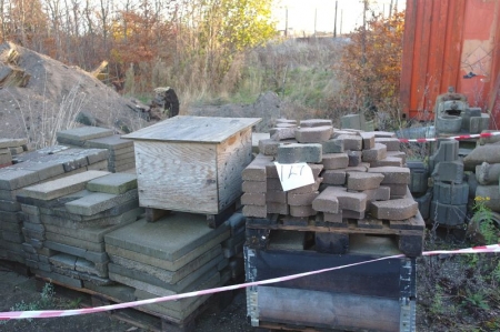 Pallets with various Tiles
