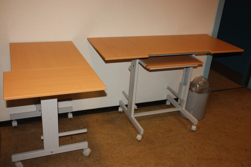 Electric Height Adjustable Desks Sis Linak System Drawers With