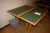 2 tables, approx. 125 x 62 cm, Cube Design, Hinnerup