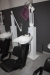 Hairdresser washing chair with exhaust + extra chair + mirror on wheels with electric