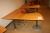 El- hæve sænke bord, ca. 195 x 175 cm + stol + skuffesektion