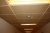 Approximately 16 ceiling luminaire + hang ceiling, approx. 60 x 3 meters