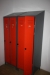 3 x 3-compartment locker + 5 x 2-compartment locker 