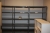 Everything in the room: 3 span steel shelving racks + + 3 x Moduline screens + 4 + create file cabinet + PC table