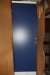 Inside door, blue. Swedoor. 3-hinge. 73 x 204 cm. Kick Plate