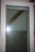 Patio door, used, 94 x 211 cm. Plastic. Right out