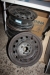 4 steel rims have been fitted on a Suzuki Liana. 5 ½ JJx14