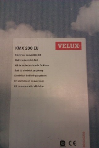 Electric opening Velux window, KMX 200 EU